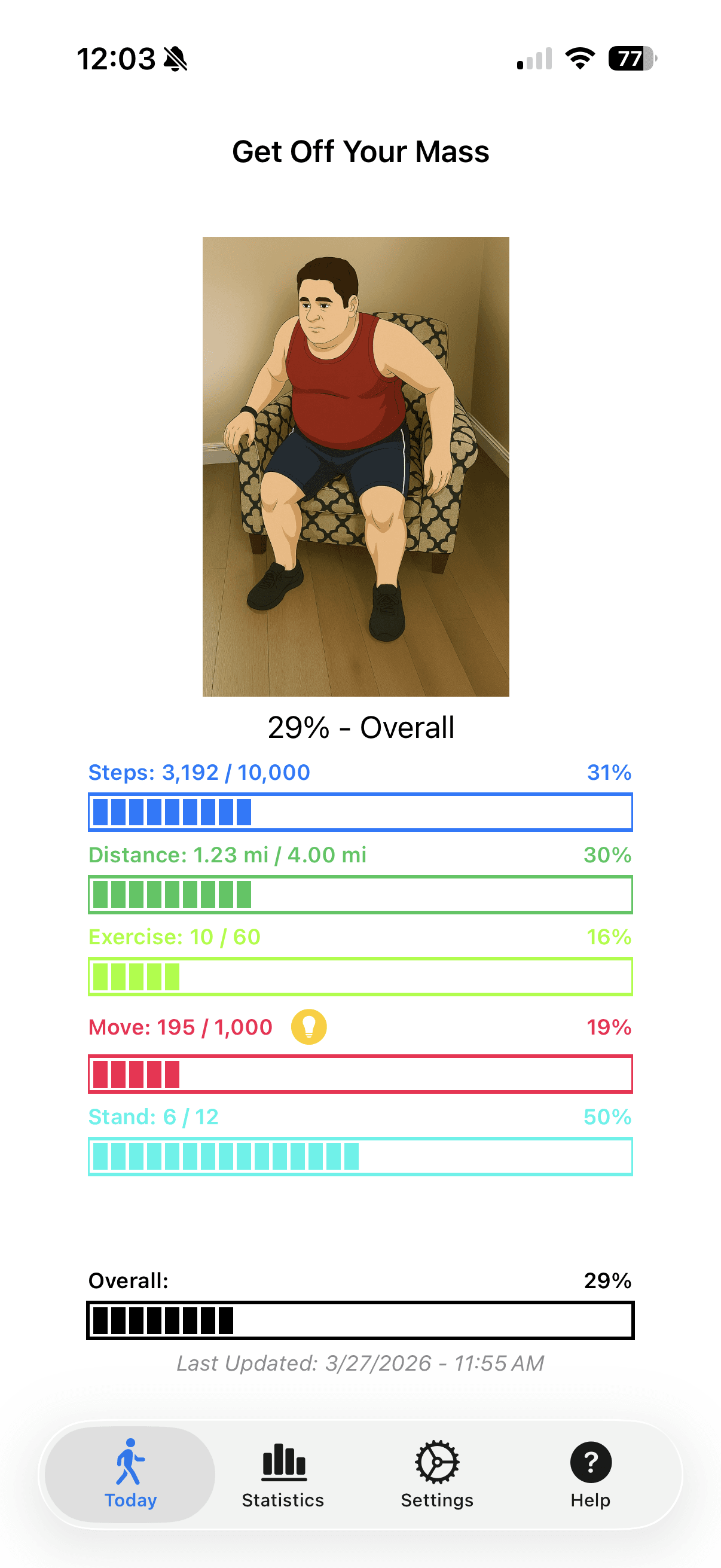 Get Off Your Mass App Screenshot